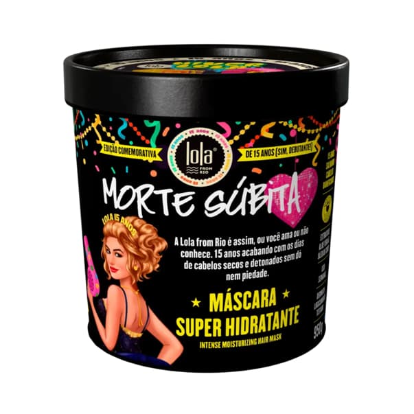 Máscara Lola Cosmetics Morte Súbita 950g Hidratação Intensa e Reparação Capilar