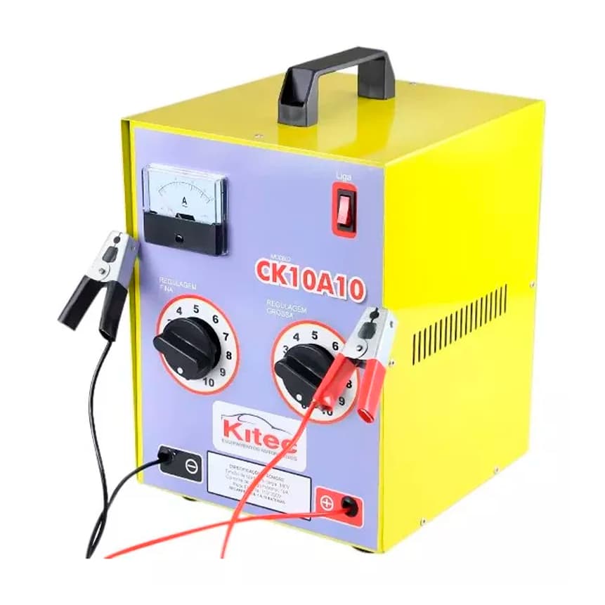 Carregador de Carga Lenta 10 A - 140 V Bivolt - Kitec