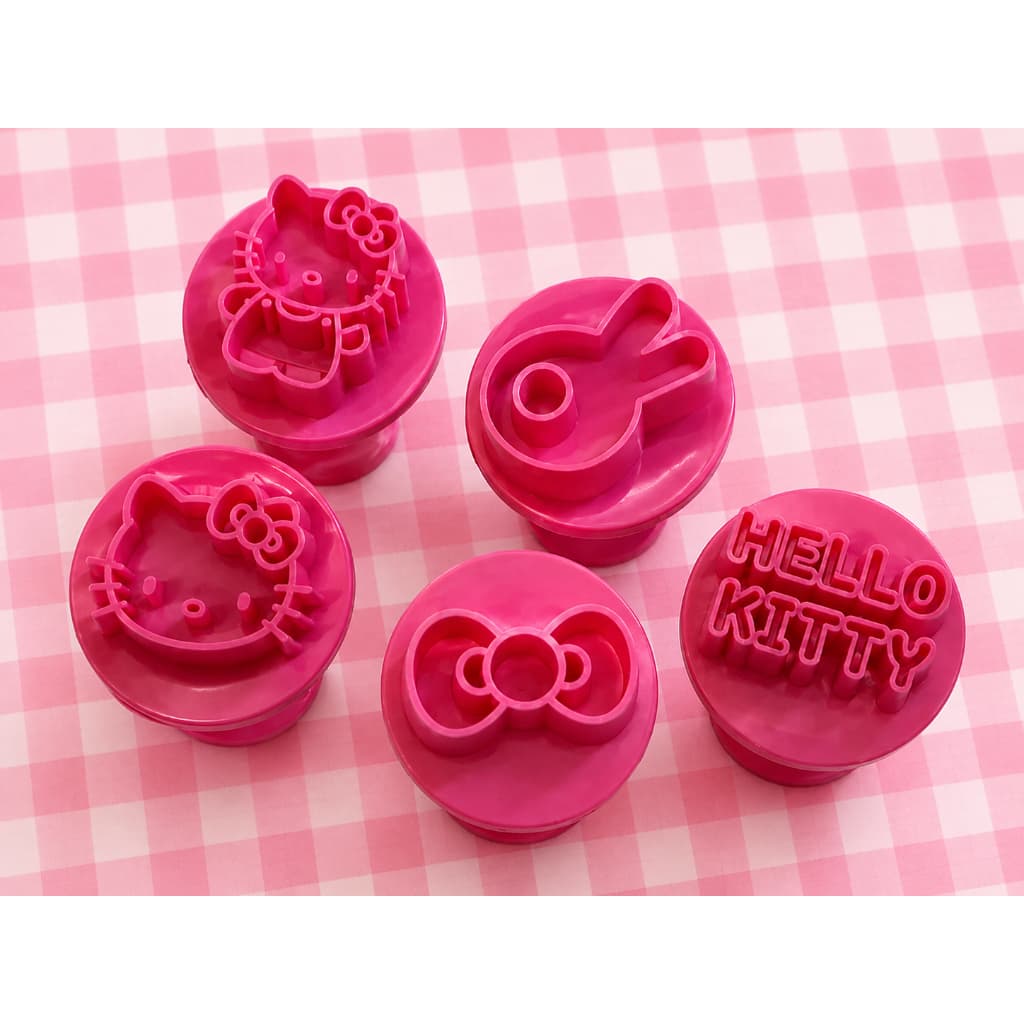 Kit Carimbos Brigadeiros Docinhos Molde Festa Confeitaria - HELLO KITTY - 5pçs