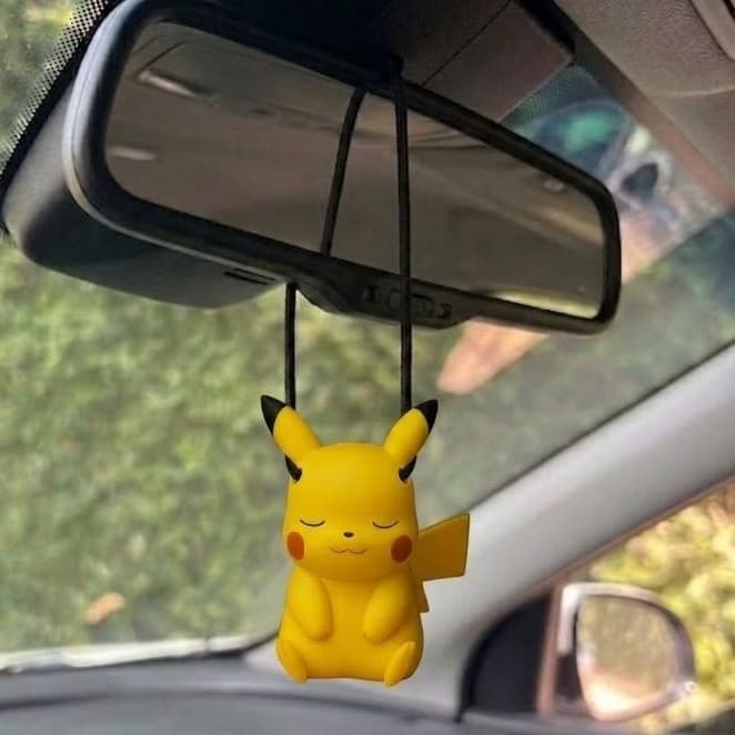 AROMATIZADOR AUTOMOTIVO PIKACHU CHEIRINHO CARRO NOVO