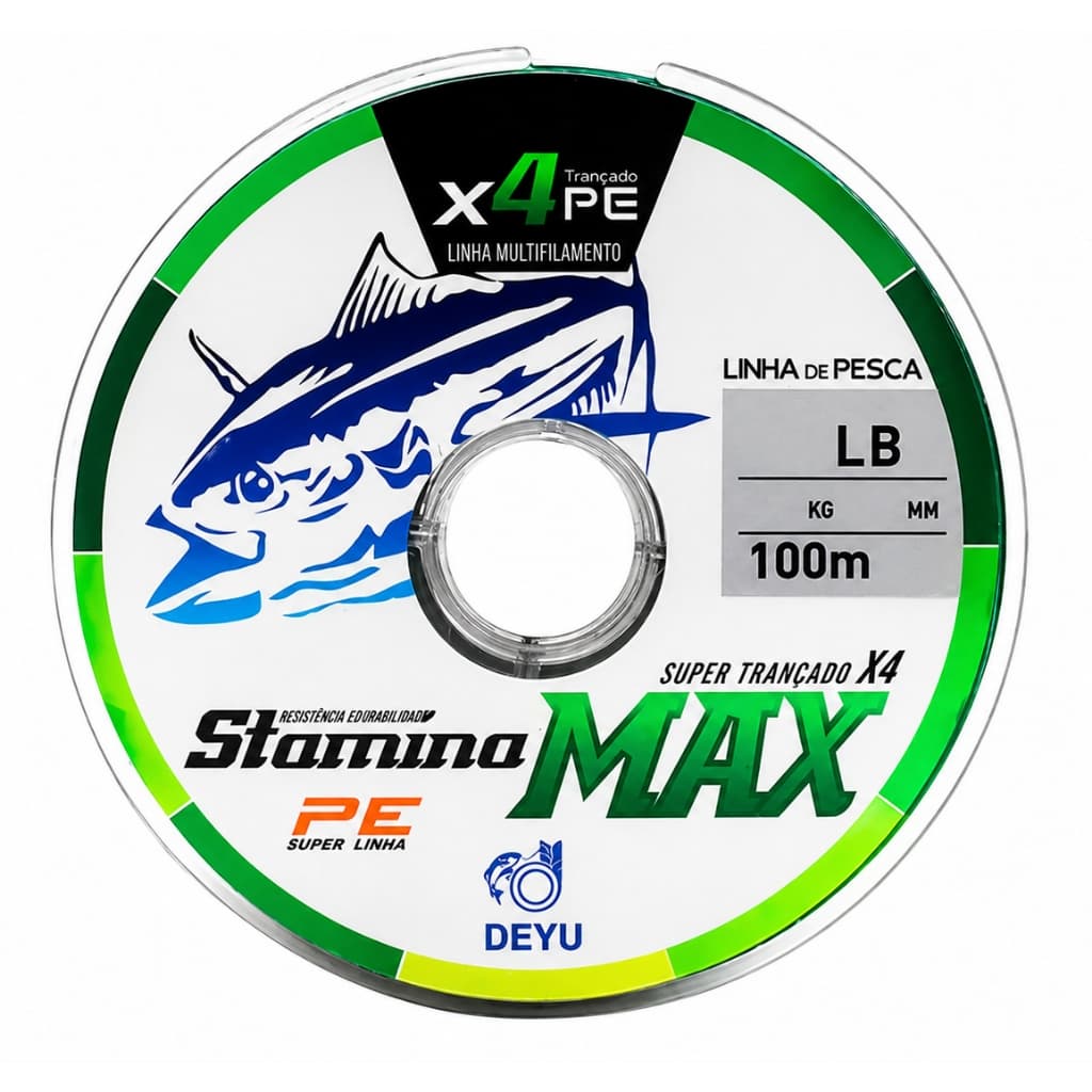 Linha de Pesca Multifilamento 4 Fios Max 100m Super Resistente Pe Deyu