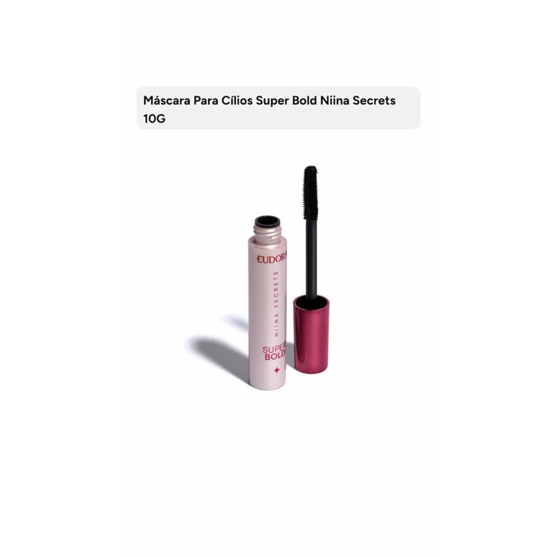 Máscara para Cílios Super Bold Niina Secrets 10G
