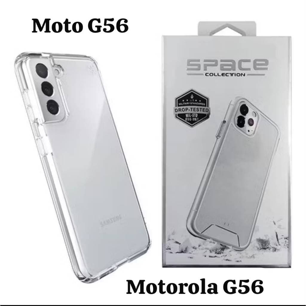 CAPA CAPINHA SPACE COLLECTION TRANSPARENTE P/MOTOROLA MOTO G56 ANTISHOCK PROTEÇÃO TOTAL RESISTENCIA