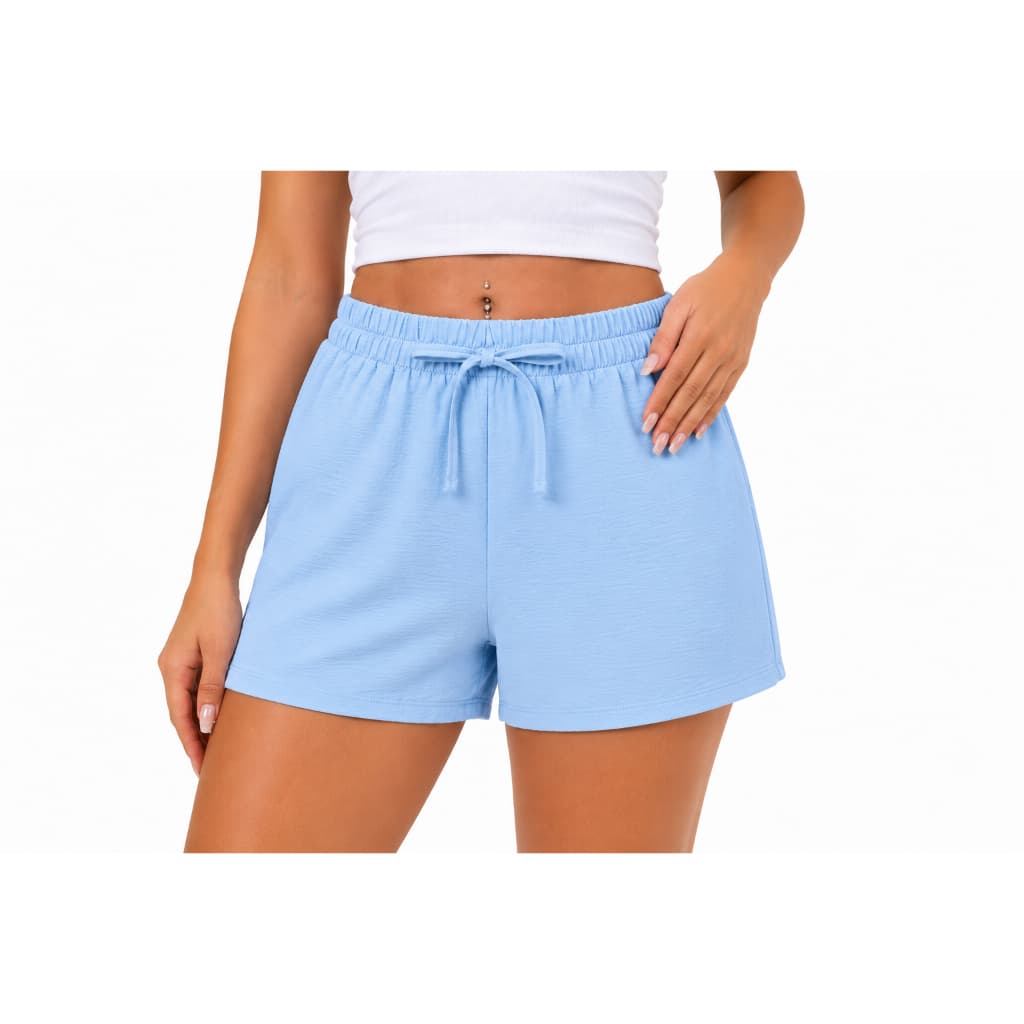 Short Feminino em Duna Soltinho e Confortavel Cintura Alta Tamanhos Grandes Ferias Verao Carnaval