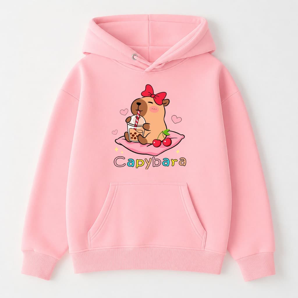 Moletom Infantil Menina Laços Quentinho Flanelado Grosso Confortavel