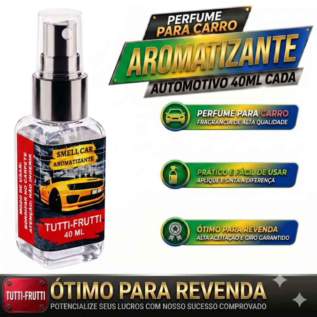 Cheirinho pra Carro 40ML Spray Body Splash Automotivo Perfume Para Carro Longa Duração