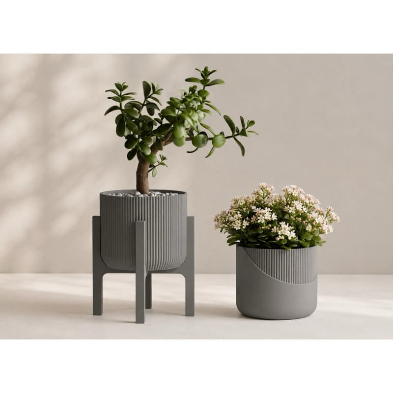 Vaso Decorativo Moderno com Suporte