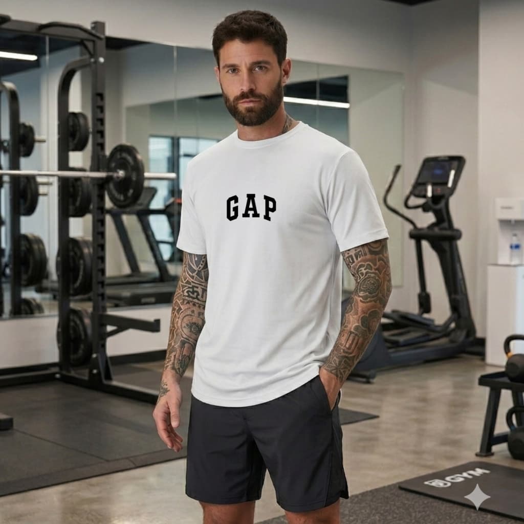 Camiseta Masculina 100% Algodão Básica Academia Gola Redonda Envio Rápido
