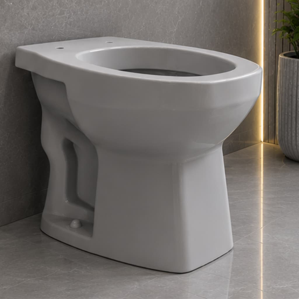 BACIA VASO SANITÁRIO THEMA CONVENCIONAL CINZA CLARO COM JATO PLUS PRIVADA INCEPA