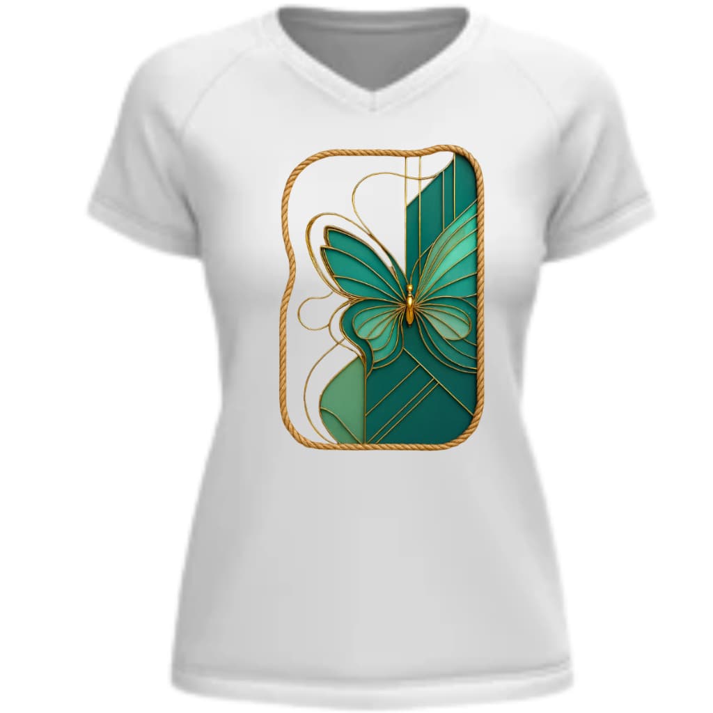 CAMISETA BABY LOOK, ESTAMPADA, TEMA FLORAL.