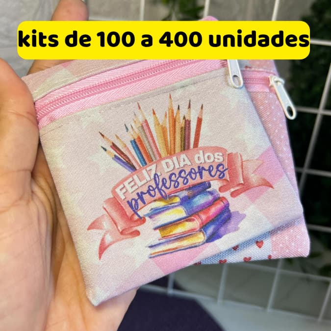 100 a 400 unidades Porta moedas personalizados em qualquer tema