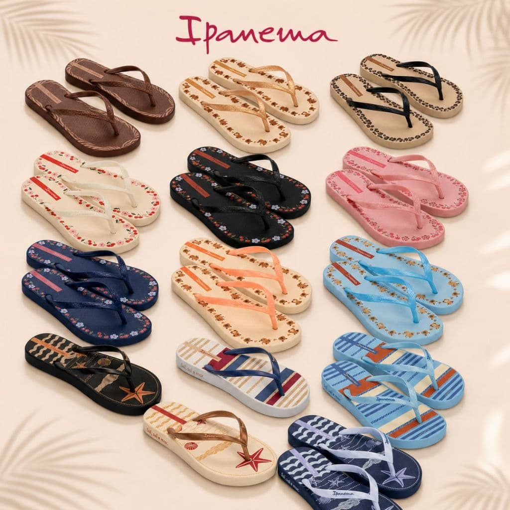 Chinelo Feminino Ipanema Casual Modelos Diversificados Original Grendene Moda Tendência