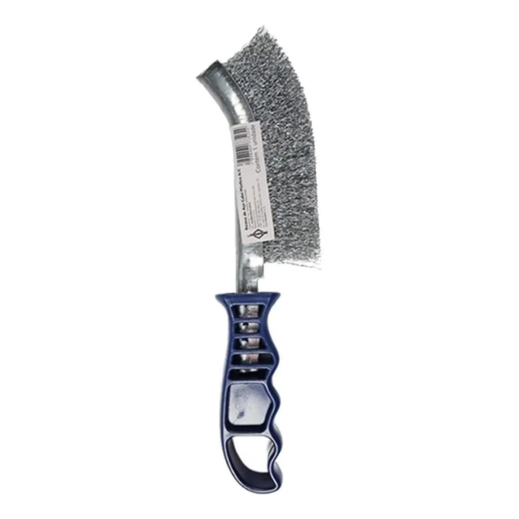 Escova De Aço Com Cabo Limpar Grelha Churrasqueira Ferrugem