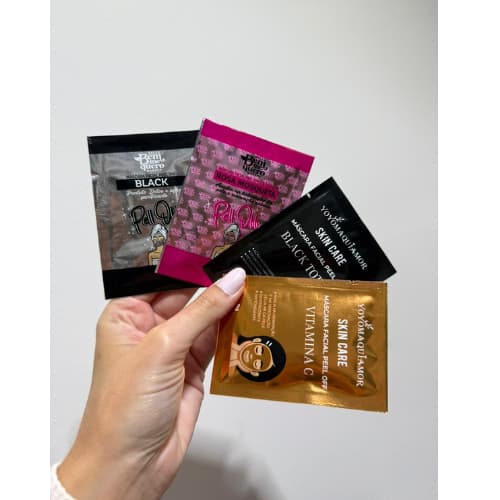 Kit Máscaras Faciais Peel Off-  Skin Care Limpeza Profunda Cravos Oleosidade