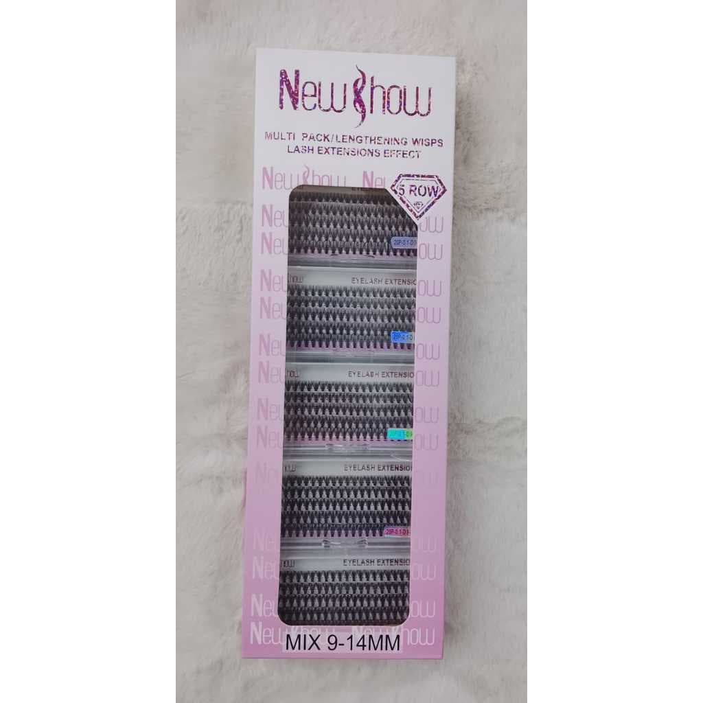 Kit Extensões de Cílios New Show – Multi Pack 20p 9 a 14mm