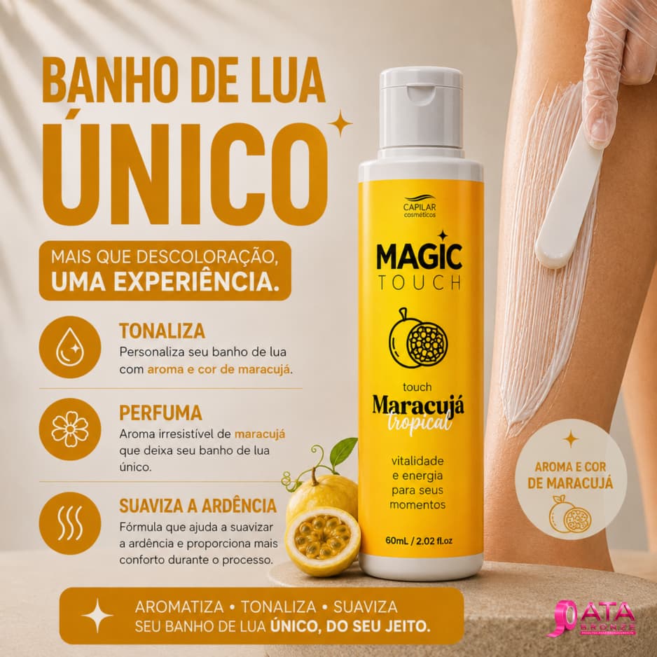 MAGIC TOUCH MARACUJÁ TROPICAL 60ml - CAPILAR ESSÊNCIA