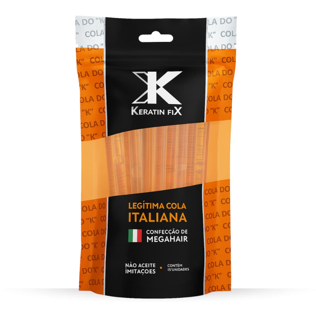 Cola Queratina em Bastão Mega Hair Keratin Fix Alongamento Capilar Peruca Cabelo - ENVIO IMEDIATO