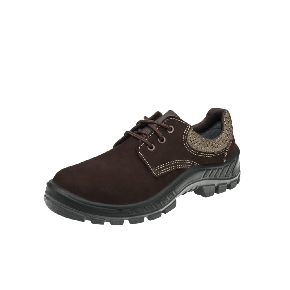 Sapato De Segurança Marluvas 50s29v-bp Couro Nubuck Café