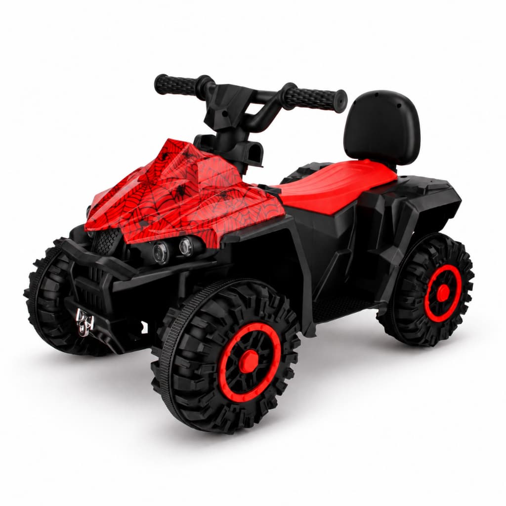 Quadriciclo Elétrico Infantil Spider Rope Hero 6V Recarregável 7km/h Percepção De Espaço