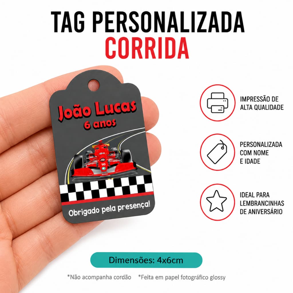 Tag pendurar Lembrancinha Personalizados Festa carrinho Corrida autódromo cart kart pneu carro autorama
