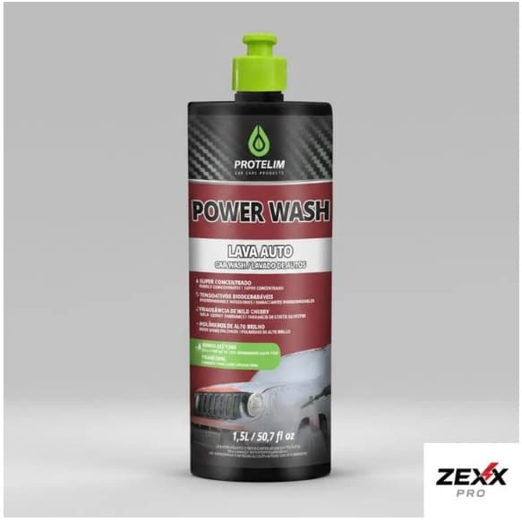 Shampoo Automotivo Lava Auto Power Wash da Protelim 1,5lts