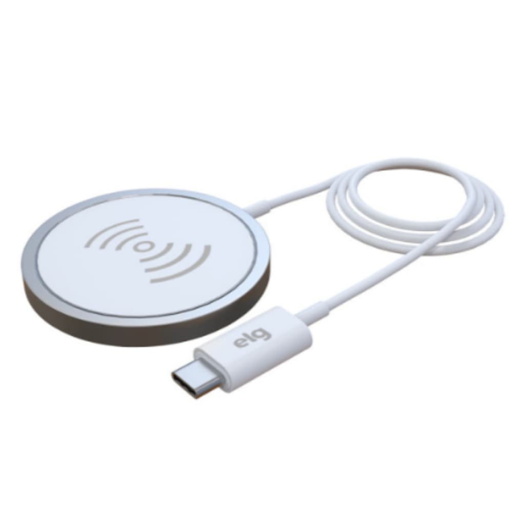 Carregador Wireless ELG 15W Sem Fio por Indução Tecnologia Qi Super Rápido Universal