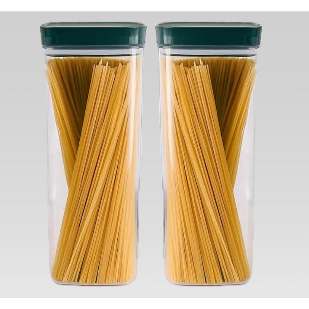 Kit 2 Potes Hermético Acrílicos Macarrão Espaguete 2 Litros Helsim