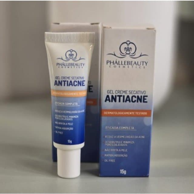 Gel Creme Secativo Antiacne Phállebeauty Éficacia Completa 15g