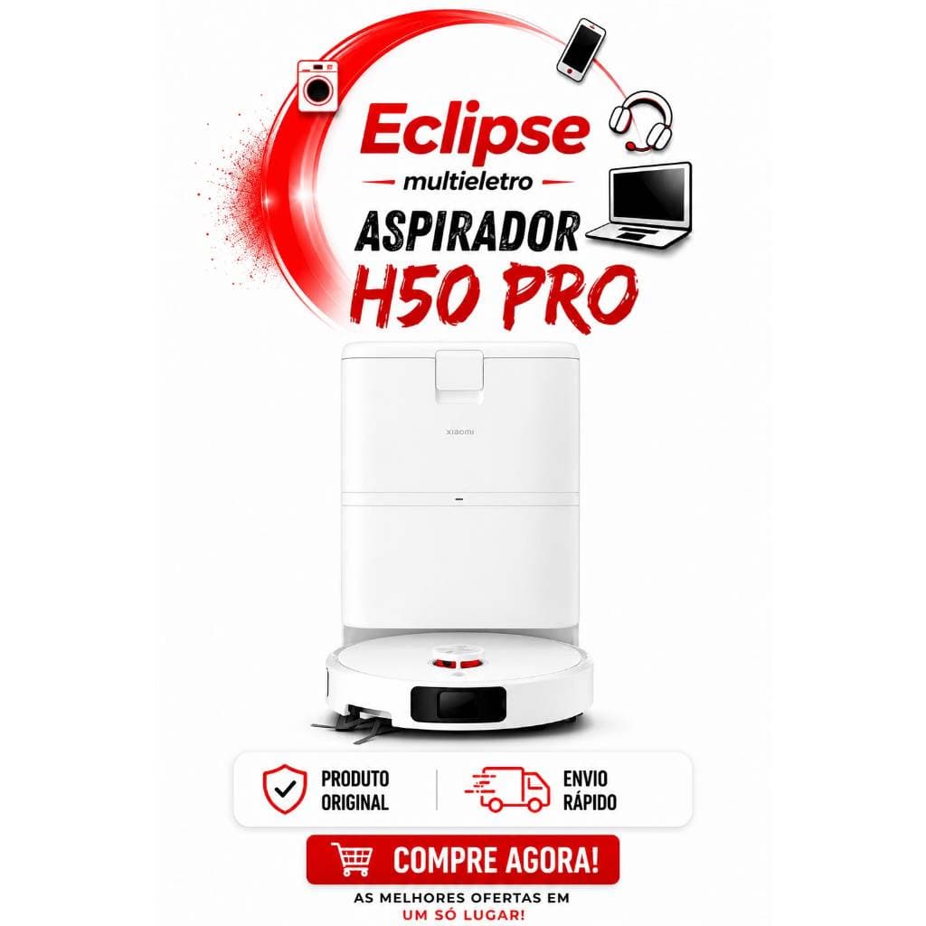 Robot Vacuum H50 Pro – Robô Aspirador Inteligente com Base Autolimpante