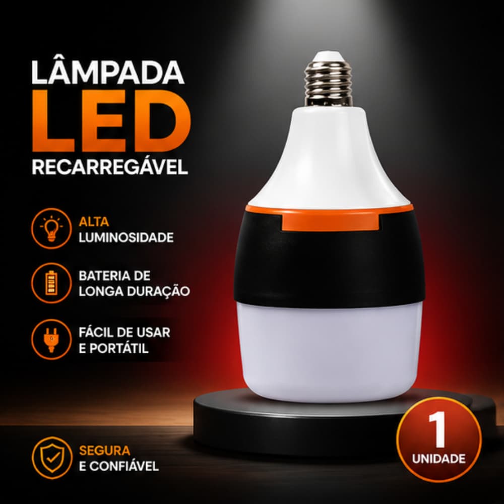 Lâmpada De Emergência 50w/60w/ Bivolt