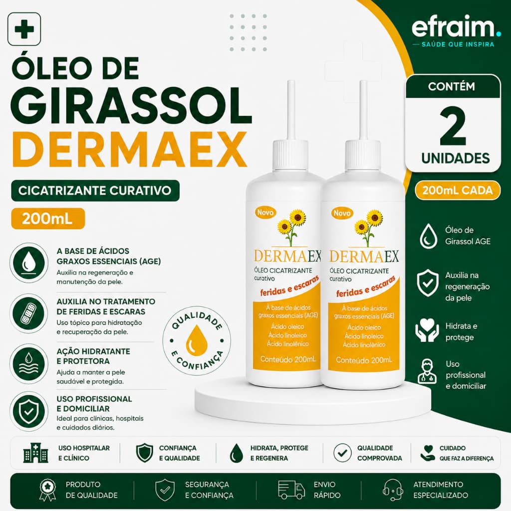 Kit 2 Unidades Óleo de Girassol AGE - 200ml Nutriex