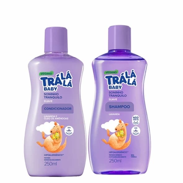 Shampoo e condicionador Kit Baby Tra Lá Lá Baby 250ml