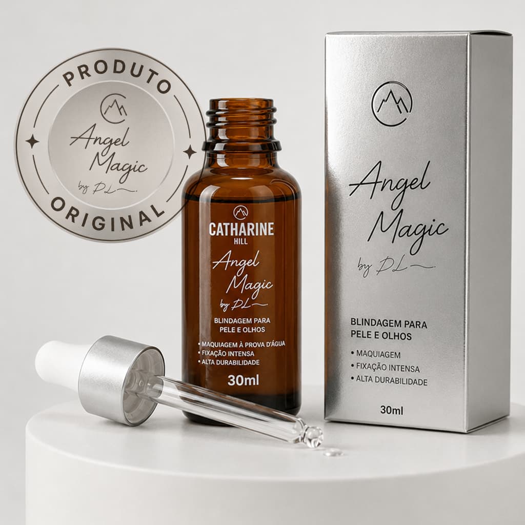 Blindagem Angel Magic Catharine Hill 30ml Maquiagem Prova D’Água Diluidor Longa Duração Profissional Para Pele e Olhos