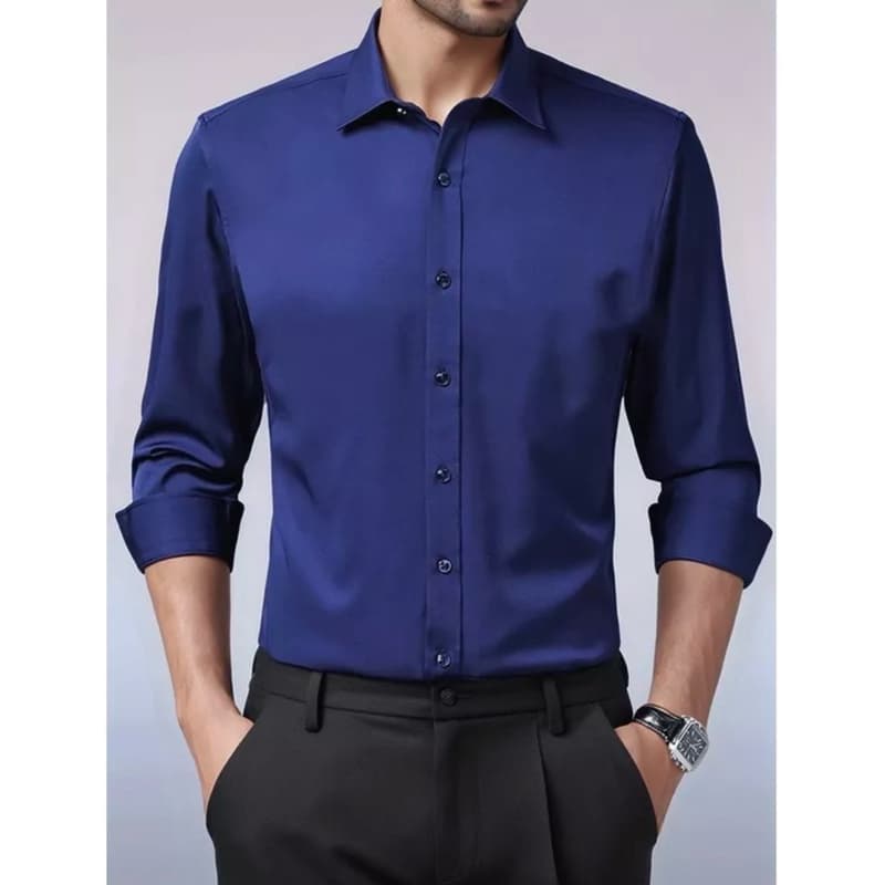 NO2. Camisa Masculina Slim Fit Luxo Pronta Entrega