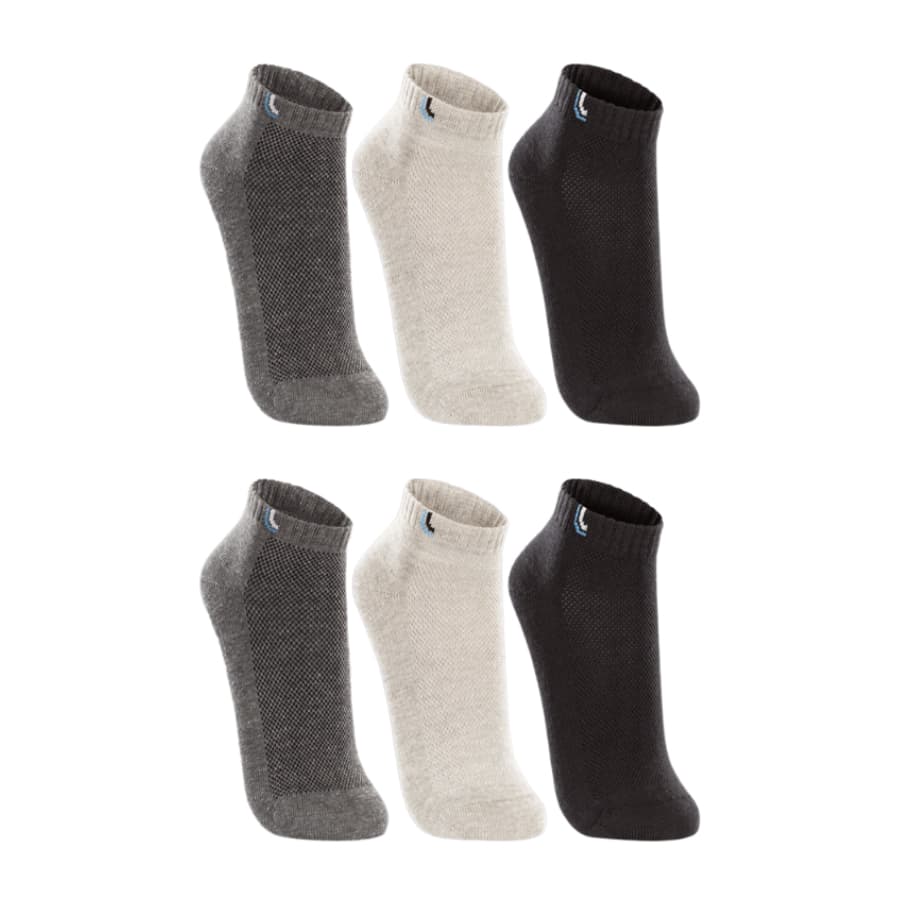 Meia Lupo Cano Curto Kit Com 6 Pares em Algodão Cores Masculina 3225