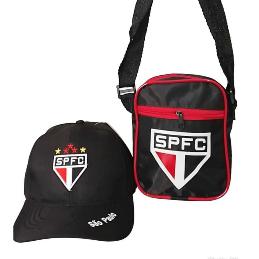 KIT BAG MAIS BONÉ DO SÃO PAULO ADULTO REGULÁVEL