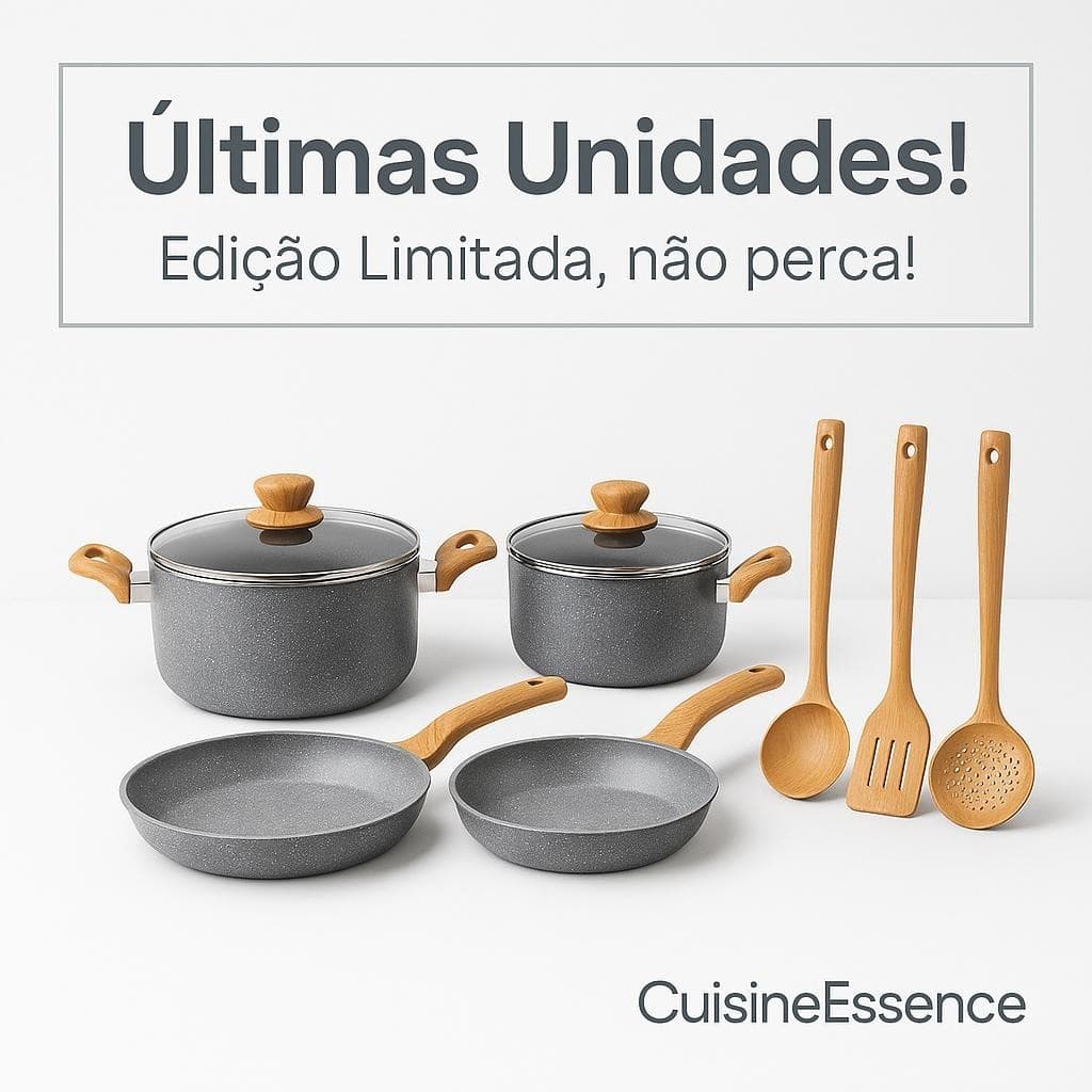 Kit Panelas Conjunto Completo Funcional 4 Pecas Utensilios Cozinha Organizado