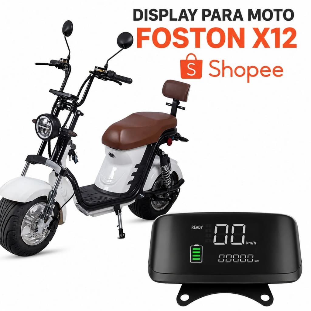 DISPLAY PARA MOTO ELETRICA FOSTON X12