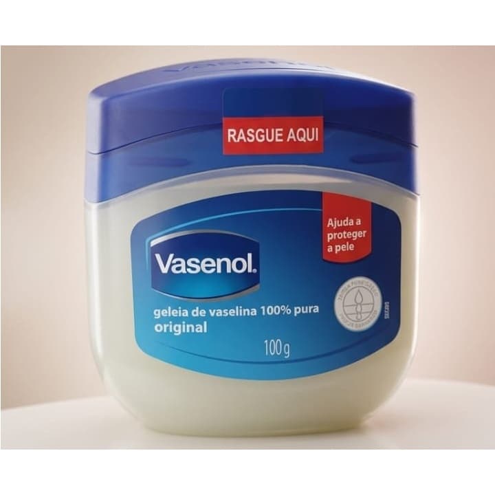 Geleia de Vaselina Vasenol Original 100g | Hidratante Multiuso | Pele, Lábios e Cutículas