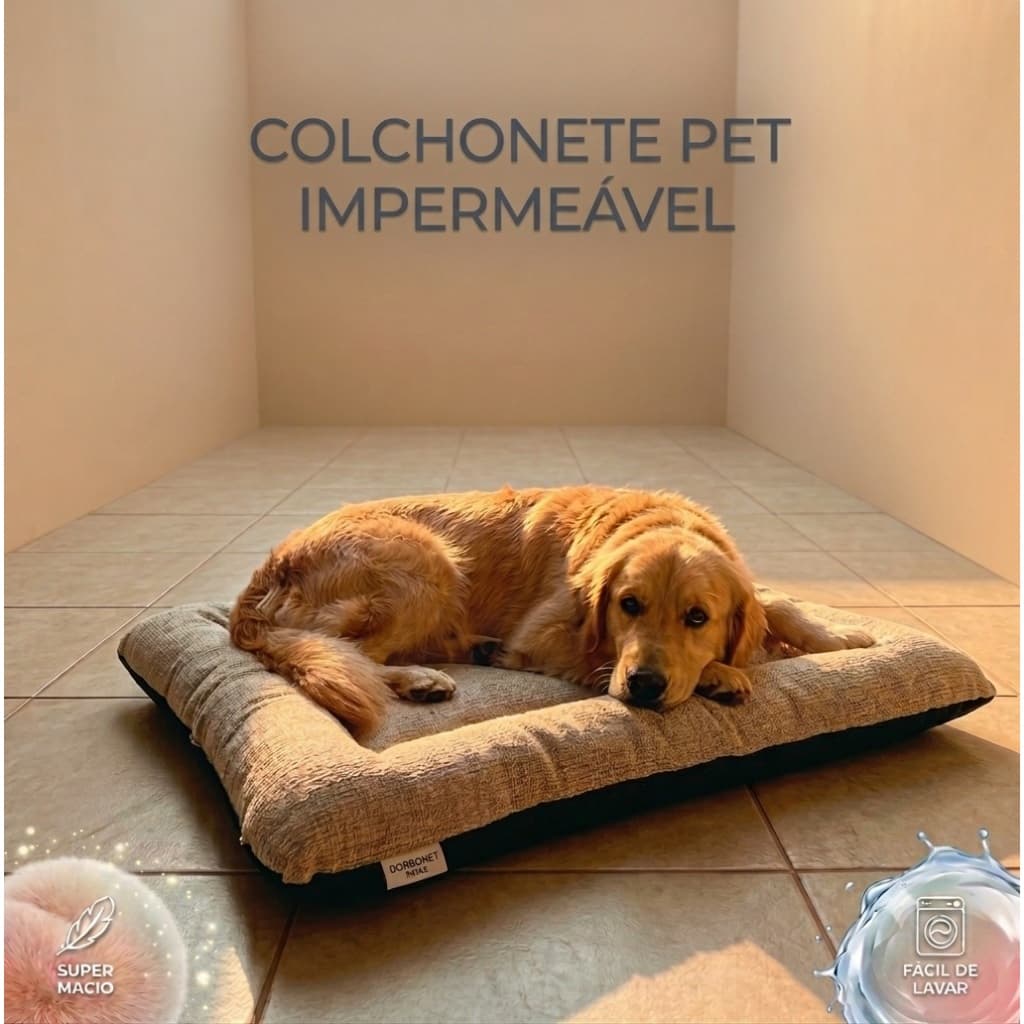 Colchonete Pet Impermeável Gorgopet Grande 75x95 Cama Cachorro