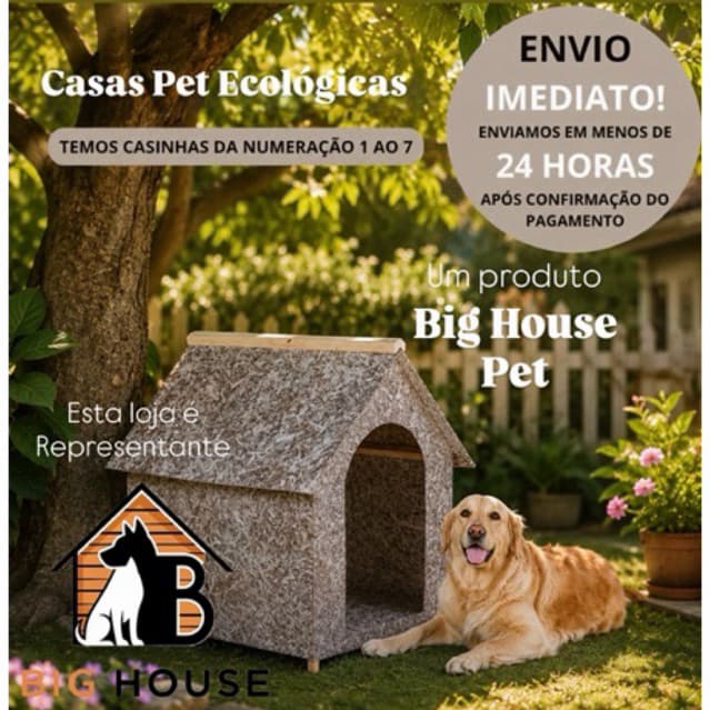 Casa/casinha para cachorro madeira ecológica modelo Desmontável Nº6