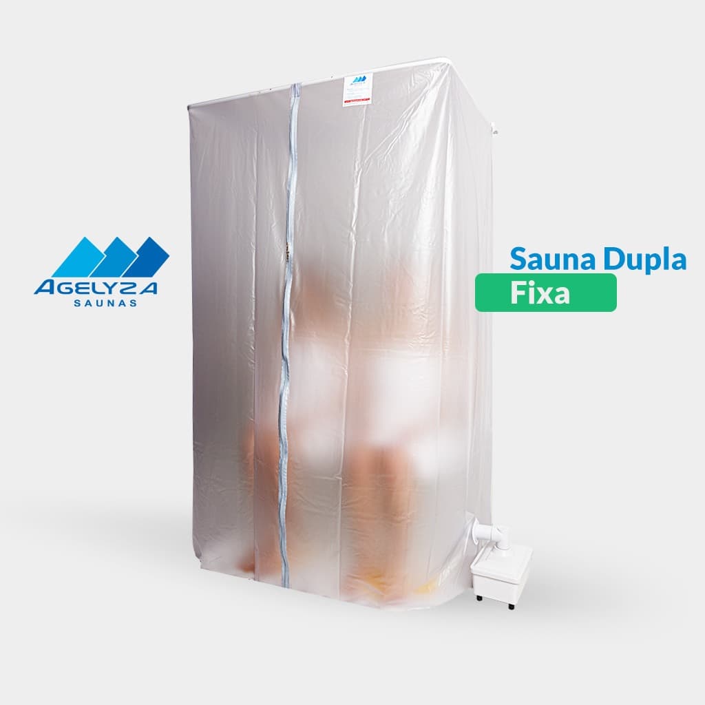 Sauna Residencial Dupla Fixa
