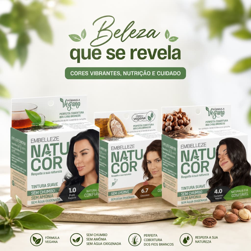 Tinta De Cabelo Natucor Vegana