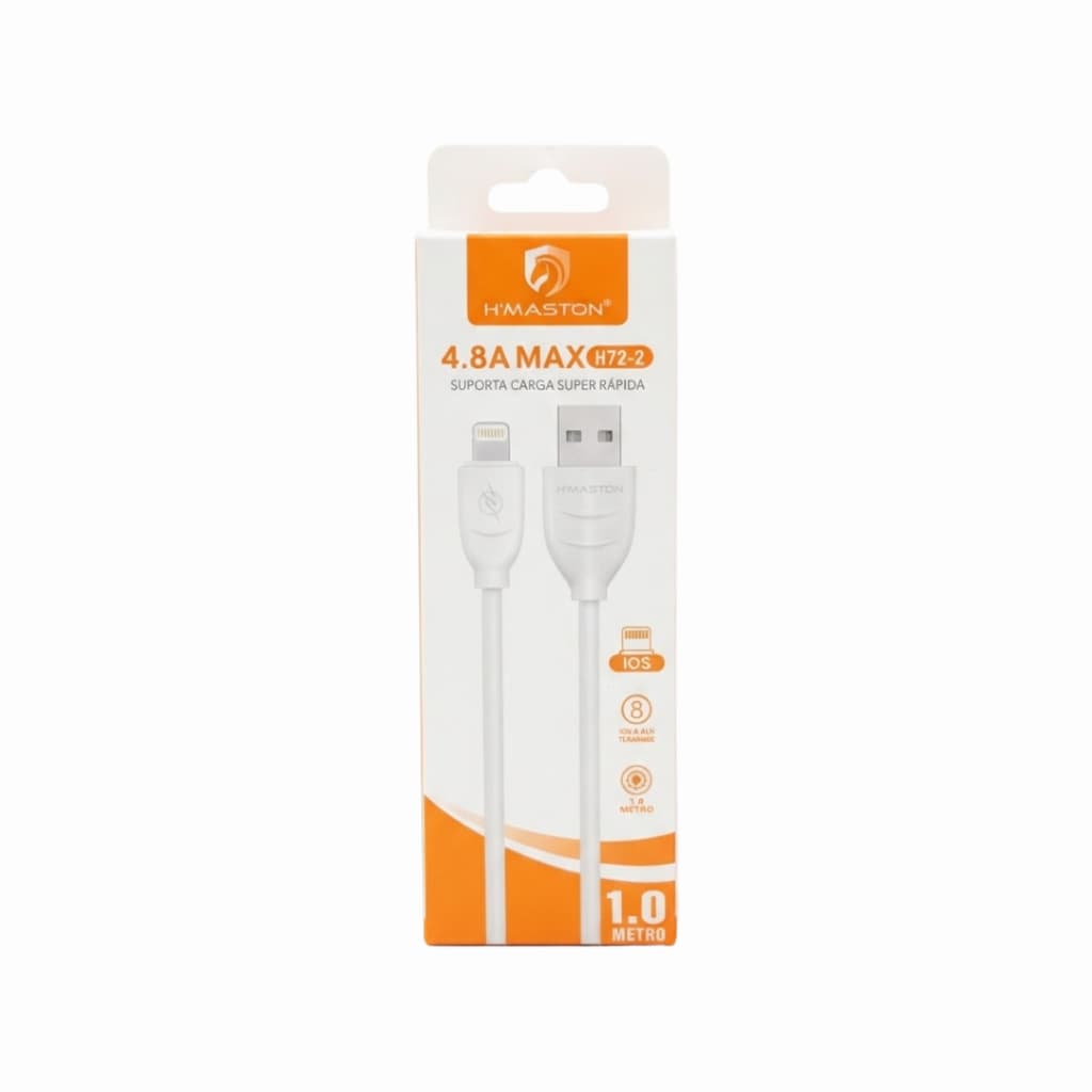 Cabo Carregador Para iPhone H'maston Lightning Dados Turbo
