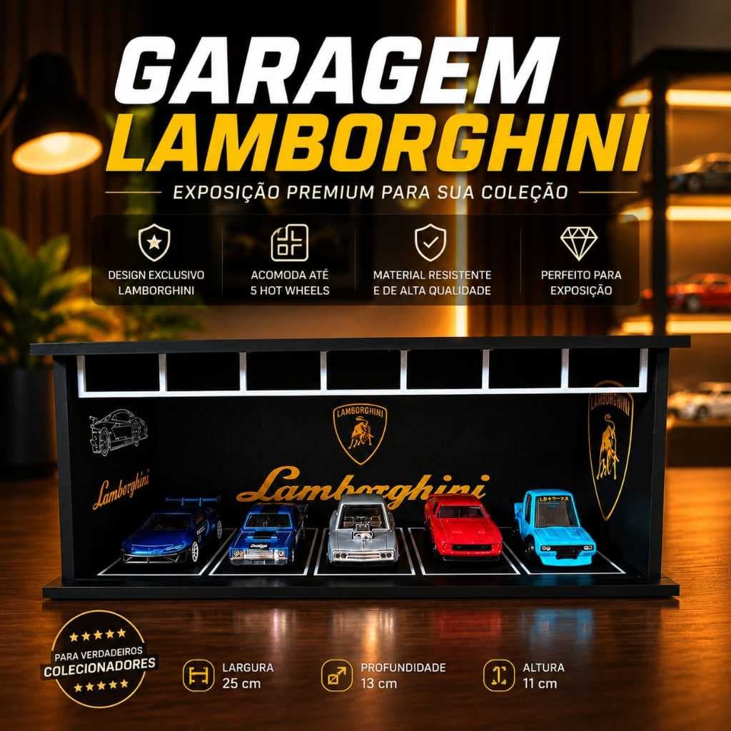 Diorama Garagem 1:64 para Hot Wheels Mini GT Matchbox Miniaturas Colecionáveis