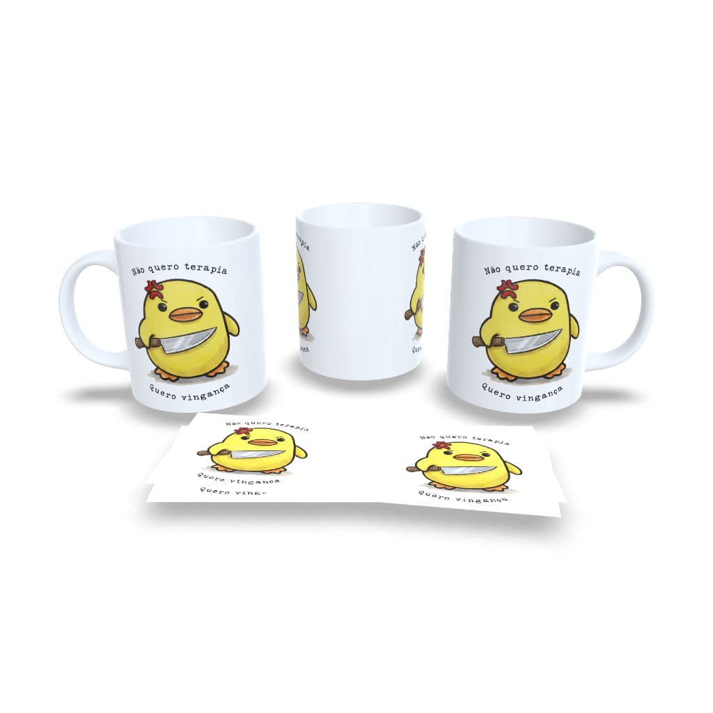 Caneca personalizada - Não quero terapia | Meme| Engraçada| Amiga| Divertida