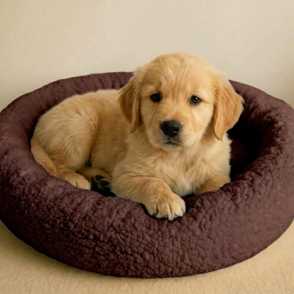 cama nuvem pelúcia Pet Premium 60x60 Sherpa Macio Para Cachorro e Gato