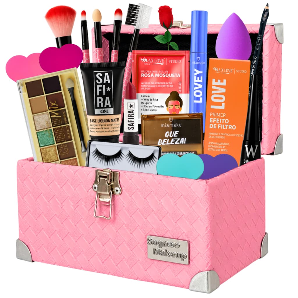Bolsa De Maquiagem Linda Presente Para Menina Mulher Essencial