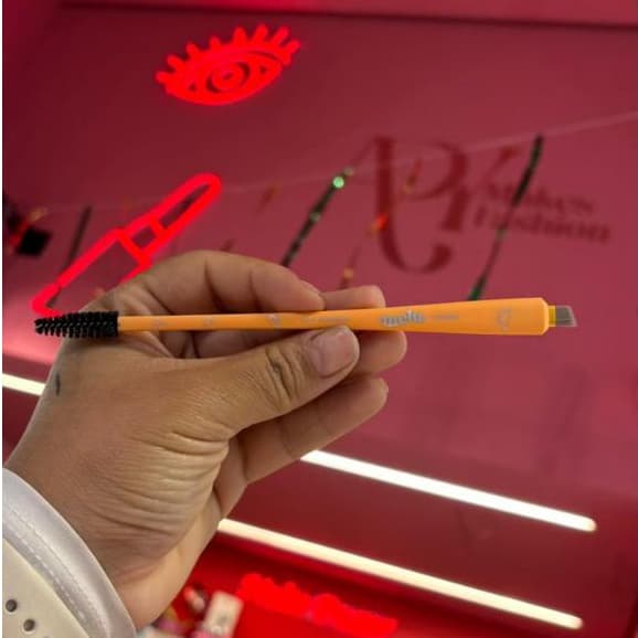 Pincel para Sobrancelhas e Cílios Melu Ruby Rose LF70 – Escova e Pente