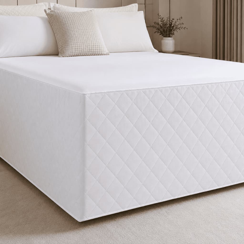 Saia para Cama Box Casal Matelada Sem Elástico Acabamento Premium